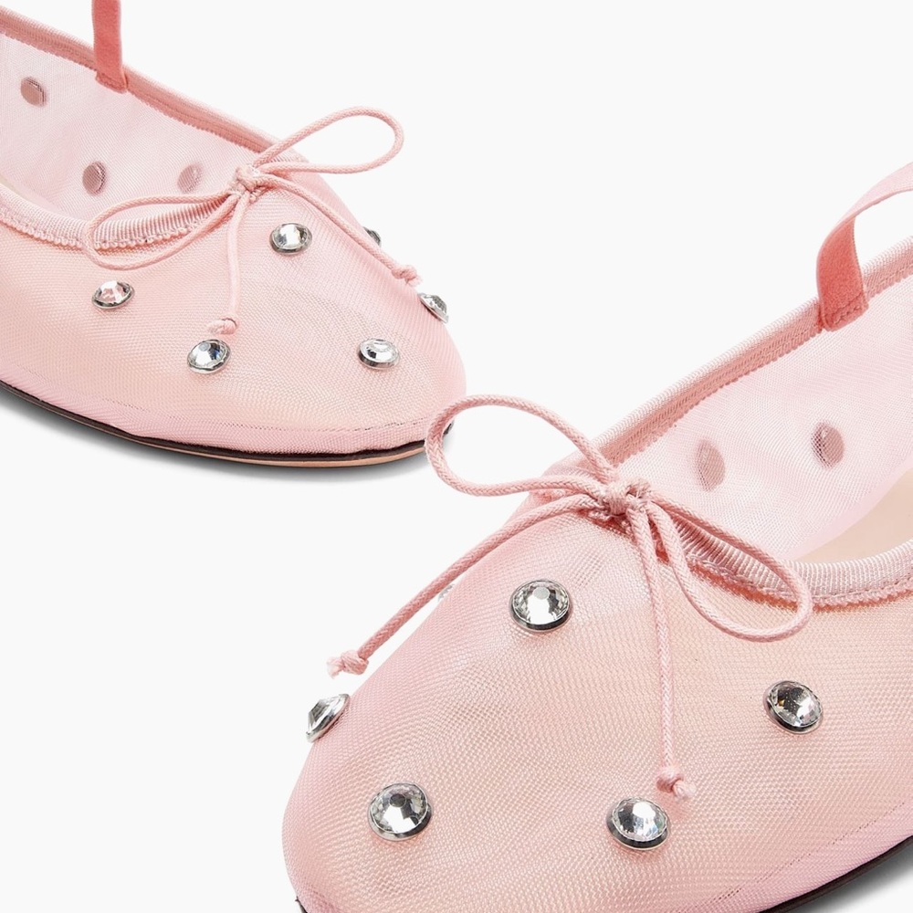 Loeffler Randall
Leonie Crystal Mesh Ballet Flats - Picture 2 of 6